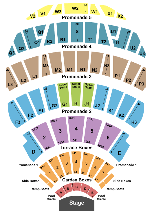 Hollywood Bowl Neil Young Seating Chart